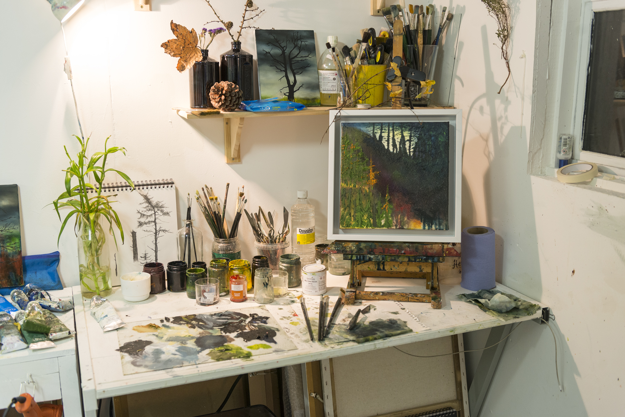 Unfolding Autumn_30x30cm In Studio